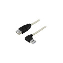 Deltaco USB2-102A USB cable 0.2 m USB A