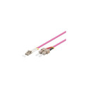 Goobay 95944 InfiniBand/fibre optic cable LC SC Pink