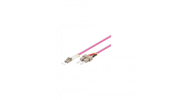 Goobay 95944 InfiniBand/fibre optic cable LC SC Pink