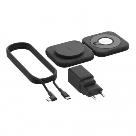 Belkin BOOST PRO 2-in-1 Qi2 15W mag.charger portable WIZ026vfBK