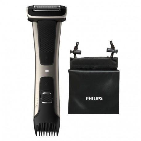 Philips 7000 series showerproof body groomer BG7025/15 skin friendly shaver, 5 adjustable length set