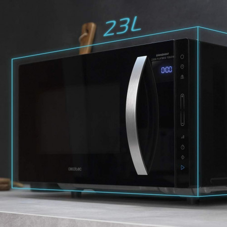 Cecotec mikrolaineahi GrandHeat 2300 Flatbed Touch eraldiseisev 800W 23L, must