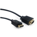 Gembird DisplayPort - D-Sub (VGA) kaabel 1,8m must (CCP-DPM-VGAM-6)