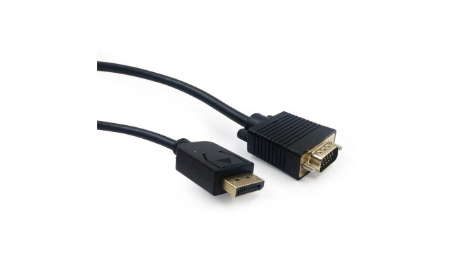 Gembird DisplayPort isane - VGA isane 1,8 m must