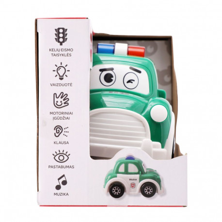 bo. Interactive police car (Lithuanian language)