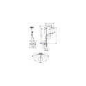 Termostaat staatilise dušiotsikuga HG Croma Select S 26794000