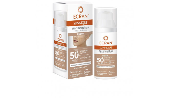 ECRAN SUNNIQUE antimanchas facial color SPF50+ 50 ml