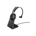 JABRA Evolve2 65 MS Mono on-ear konverteeritav Bluetooth juhtmevaba USB-A mürasummutav must laadimis