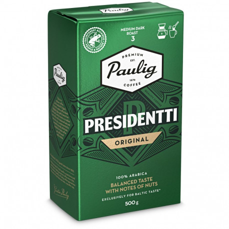 Ground coffee PAULIG Presidentti 500g