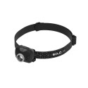 Solid 502205 flashlight Black Headband flashlight LED