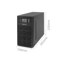 Qoltec 52282 Uninterruptible Power Supply UPS | 3kVA | 3000W | Power factor 1.0 | LCD | EPO | USB | 