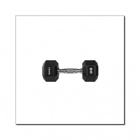 HMS Fitness HEX PRO 10 fikseeritud raskusega hantel 10 kg 1 tk