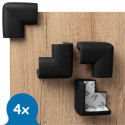 SIPO set of soft corner protection edge and corner guards 4 pcs black SBS-T11-F2E