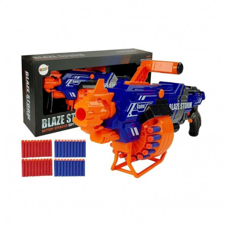 Duży Karabin na Pociski Piankowe Ogromny Magazynek 40 naboi