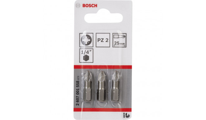 Bosch Pz 2, L=2 3pcs, ExtraHard