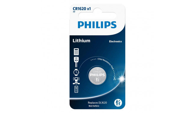 Philips CR1620/00B Lithium 1 pcs