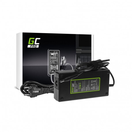 Power Adapter - Green Cell AD100P 180W Indoor for MSI Laptops Black