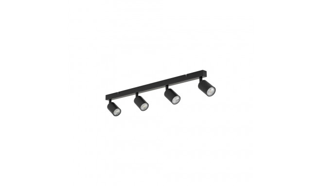 LAMP SPOT LIGHT TOP GU10 4X10W BK