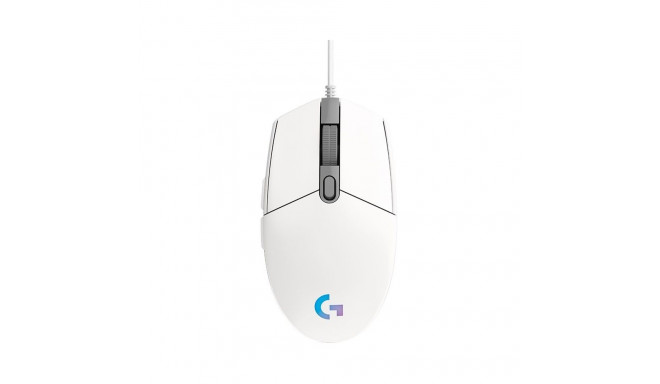 Logitech G102 Lightsync valge mänguhiir