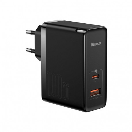 Baseus GaN5 Pro Fast Universal GaN USB Charger Type C | USB 100W PD3.0, QC4.0 +, AFC white (CCGP0902