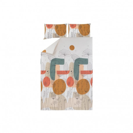 BED COV SET Geometrix COTTON 200x220CM
