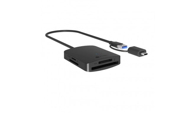 Raidsonic 4-in-1 Card Reader with USB 3.2 Gen 1 Type-A + Type-C | IB-CR302-CU3