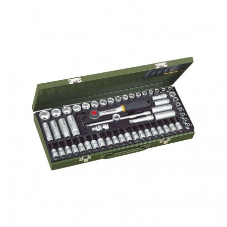 65-osaline 3/8" pea ja seibide komplekt PROXXON