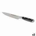 Kööginuga Quttin DAMASKUS Must Hõbedane 20 cm (2 Ühikut)