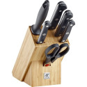 ZWILLING Gourmet Slot knife block Bamboo Wood