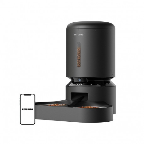 Petlibro Granary camera food dispenser with double bowl, 5L (black)