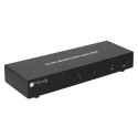 Switch - Techly IDATA DP-KVM2 4K Dual Display KVM Switch, Black