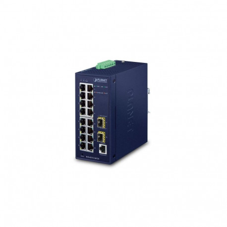 PLANET IGS-4215-16T2S network switch Managed L2/L4 Gigabit Ethernet (10/100/1000) Blue
