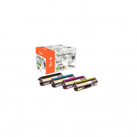 Peach 112066 toner cartridge 4 pc(s) Compatible Black, Cyan, Magenta, Yellow