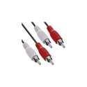 InLine Audio cable, 2x RCA M/M 2m