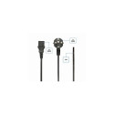 Gembird PC-186-VDE-10M power cable Black CEE7/4 C14 coupler