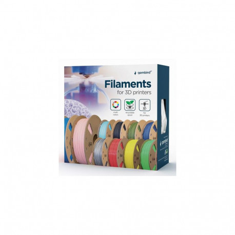 Gembird 3DP-PLA+1.75-02-GL 3D printing material Polylactic acid (PLA) Brown 1 kg