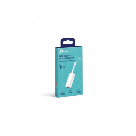 TP-Link Network Adapter Cable UE300C Type-C to Ethernet RJ45, 1000Mb/s, White EU