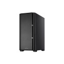 PC case AS-02B-TG-OP Midi Tower black