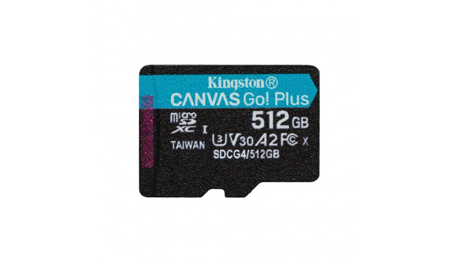 Micro SD Memory Card with Adaptor Kingston SDCG4/512GBSP 512 GB