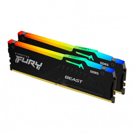 Kingston 32GB 6000MT/s DDR5 CL30 DIMM (Kit of 2) FURY Beast RGB EXPO
