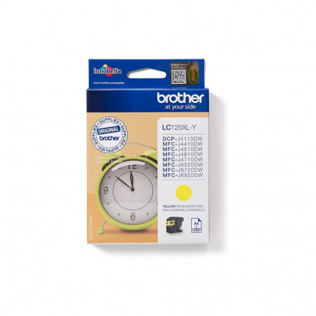 BROTHER LC125XLY yellow ink