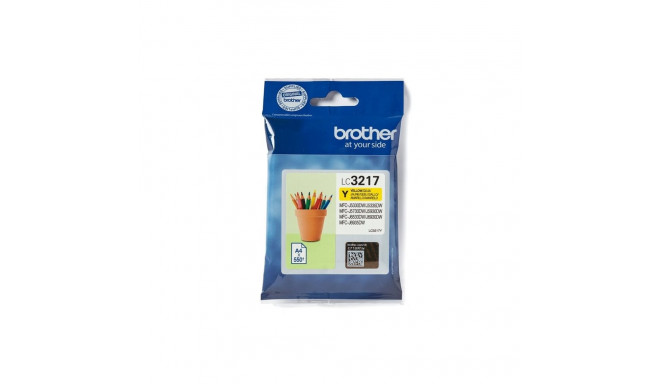 BROTHER LC-3217Y kollane tindikassett 550 lehte