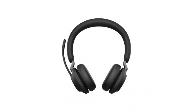 JABRA Evolve2 65 MS Stereo Headset on-ear Bluetooth wireless USB-C noise isolating black Certified f