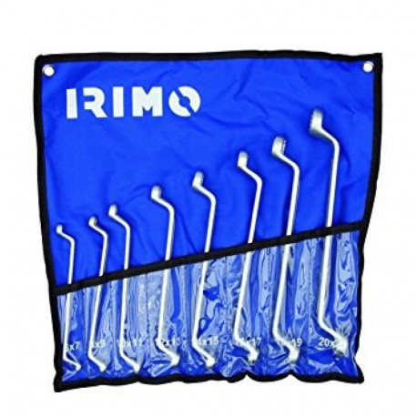 Kahepoolsete silmusvõtmete kmpl 8 osa 6-22mm kotis Irimo