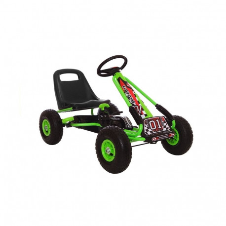 Gokart roheline A-15 pumbatavad rattad