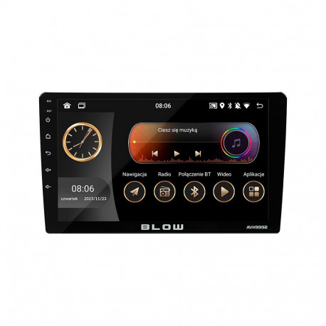 78-345# raadio blow avh-9992 2din 9" android/wifi/gps/carplay