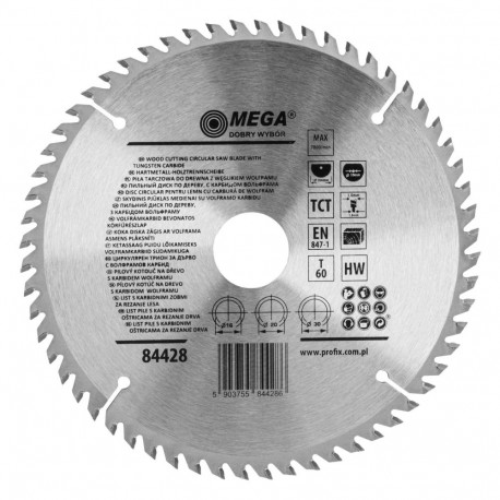 ketassaag puidule 184*60t*30/20/16mm