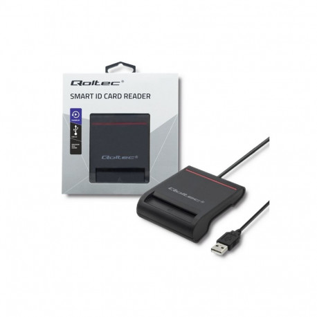 Id Card Scanner - Qoltec Smart Chip Scanner