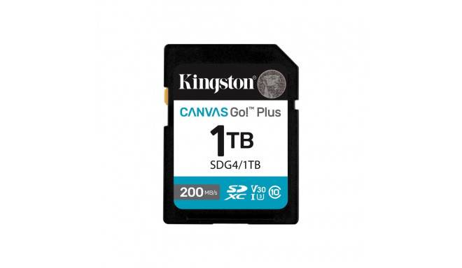 KINGSTON 1TB SDXC Canvas Go Plus Gen4 200MB/s C10 UHS-I U3 V30
