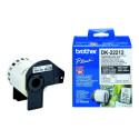 BROTHER DK22212 valged kile lõputud etiketid QL550 QL500 jaoks 62mmx15.24m